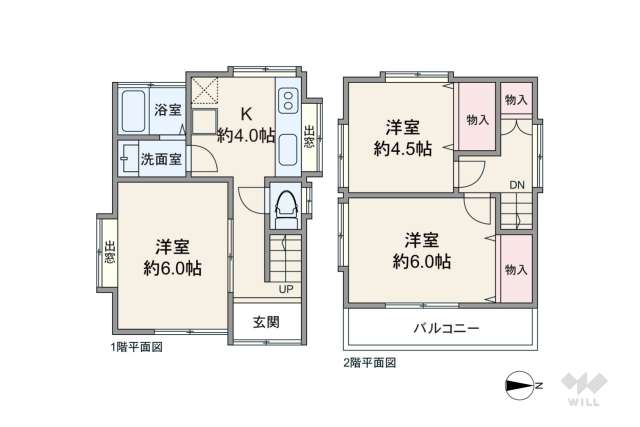 大田区西六郷1丁目 一戸建て:間取り図面