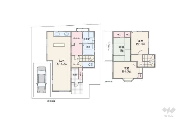 三島郡島本町広瀬2丁目 一戸建て:間取り図面