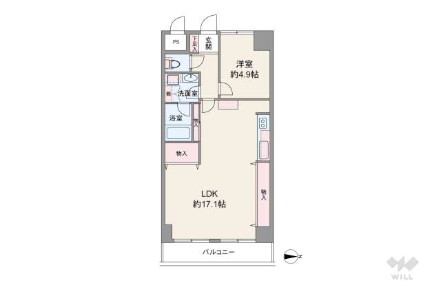 東建島津山南ハイツ:間取り図面