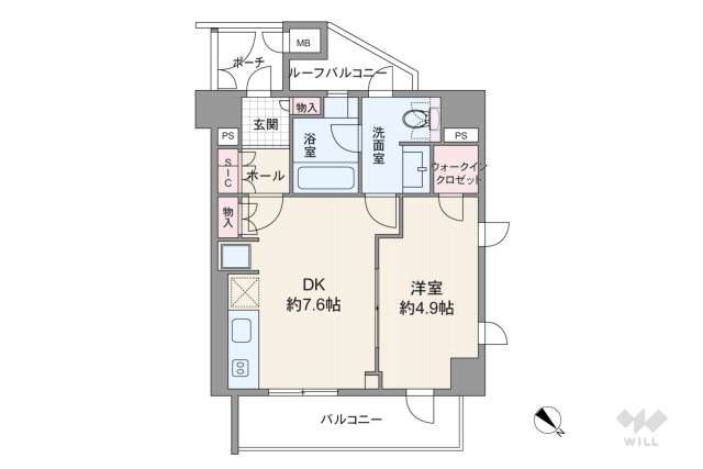 ジェイパーク中目黒4:間取り図面
