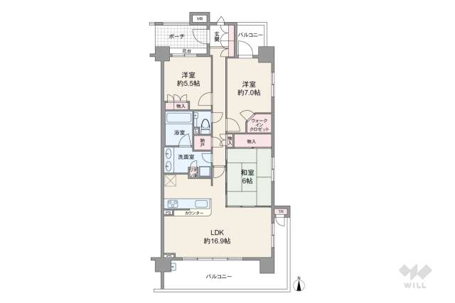 イトーピア桜新町イストハウス:間取り図面