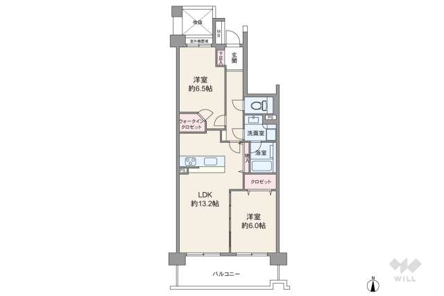 ステイツ武蔵新城モールサイド:間取り図面