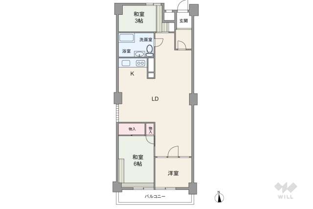 シャトー市ヶ谷:間取り図面