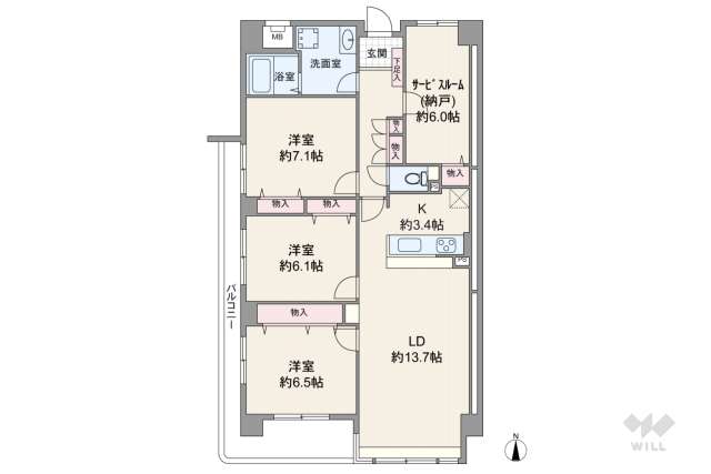 久末アーバンコンフォート:間取り図面