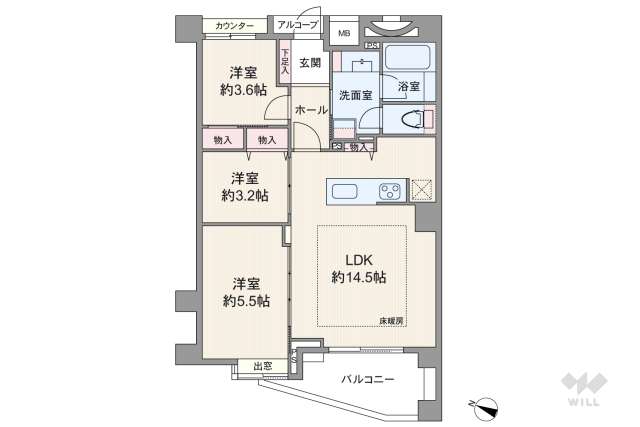 オーベル三軒茶屋dr:間取り図面