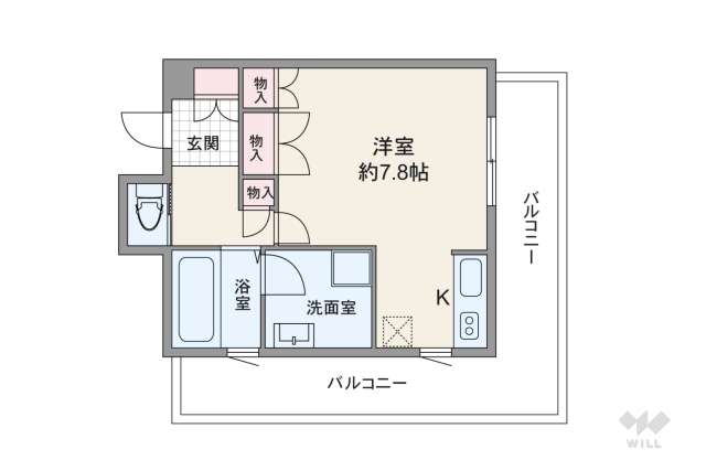 リーガル南船場2:間取り図面