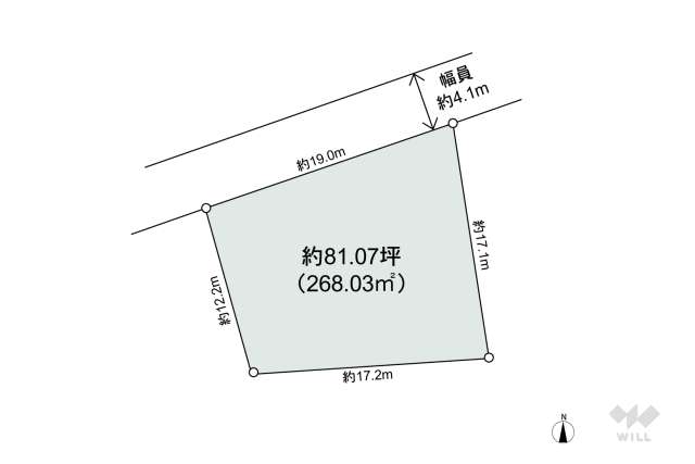 大田区田園調布5丁目 土地:間取り図面