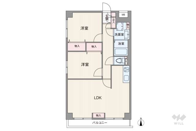 グランドメルシー北原台:間取り図面