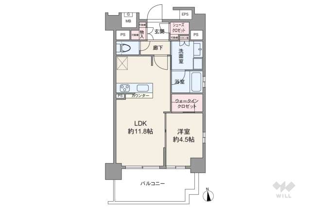 オープンレジデンシア名古屋栄est:間取り図面