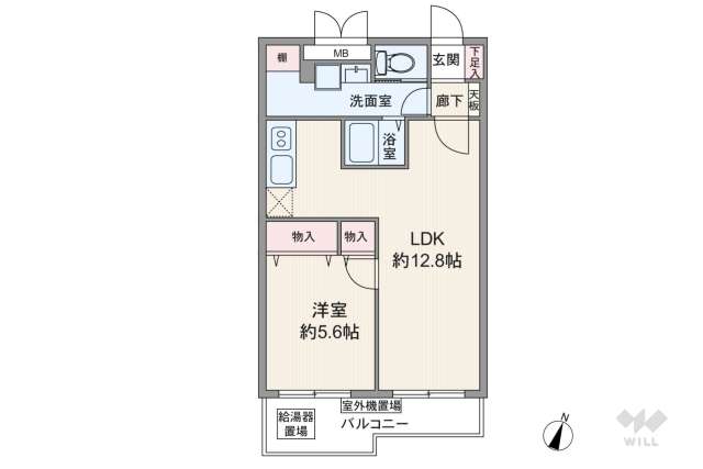 ダイアパレス三宿:間取り図面