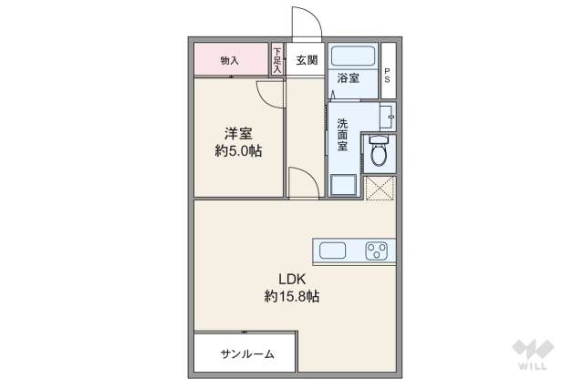 宝塚第1コーポラス:間取り図面