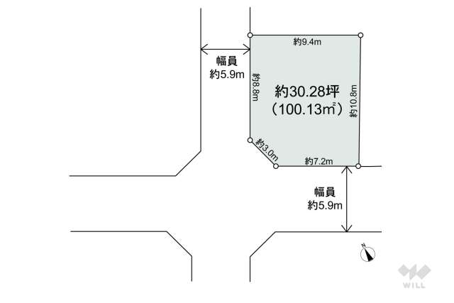 板橋区桜川2丁目 土地:間取り図面