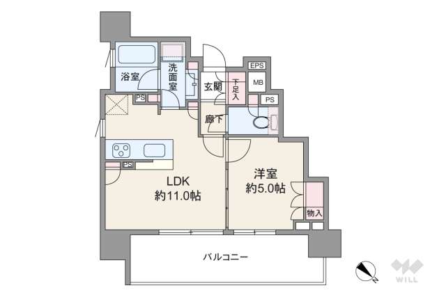 ザパークハウス大井町ゼームス坂:間取り図面
