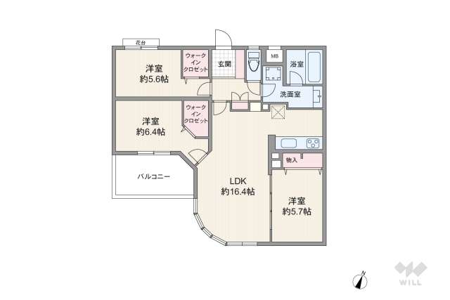 グランシティ・ル・ロワイヤル久が原:間取り図面