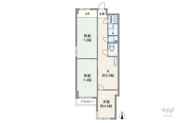 848194Rの間取り図