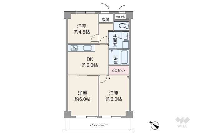 ハイホーム新小岩:間取り図面