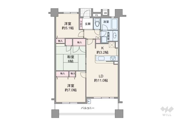 セレッソコート宝塚グランガーデン:間取り図面
