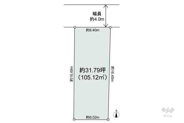 目黒区緑が丘3丁目 土地:間取り図面