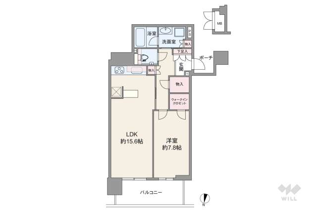 ザファインタワー梅田豊崎:間取り図面