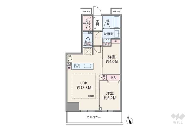 ザ・パークハウス新宿タワー:間取り図面