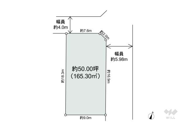 世田谷区用賀4丁目 土地:間取り図面