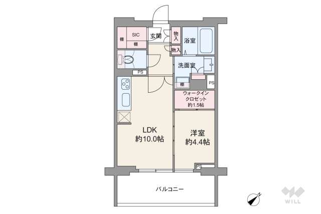 アトラス青山レジデンシャル:間取り図面