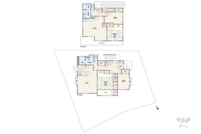 板橋区赤塚2丁目 一戸建て:間取り図面