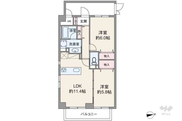 エクセルダイア大森:間取り図面