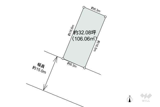 名古屋市北区上飯田東町4丁目 土地:間取り図面