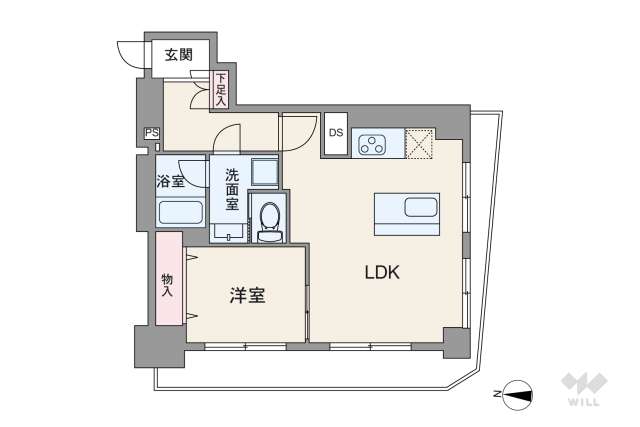 シャトレー五反田:間取り図面
