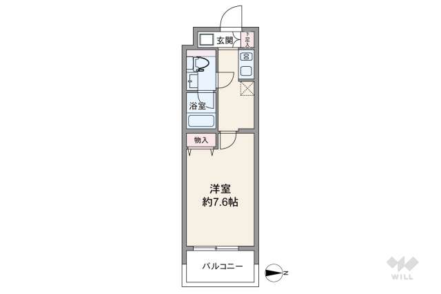 プレールドゥーク下北沢:間取り図面