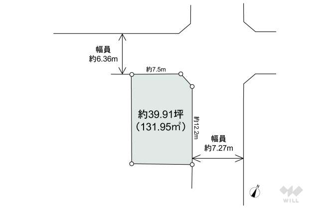 名古屋市南区北内町4丁目 土地:間取り図面