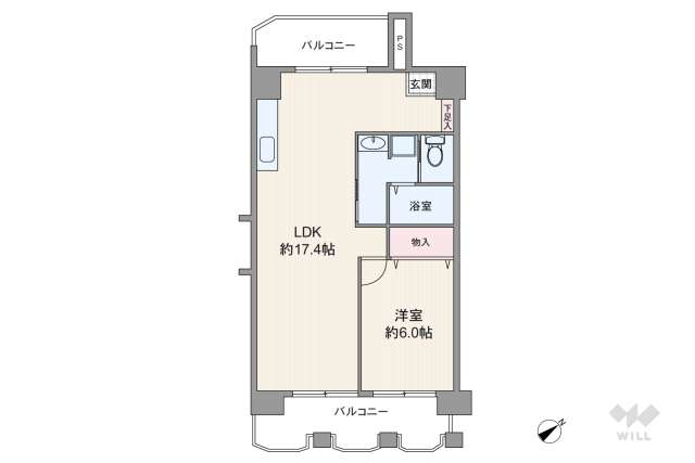 ヴァンヴェール新宿:間取り図面