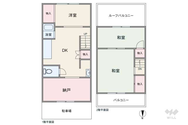 世田谷区砧3丁目 一戸建て:間取り図面