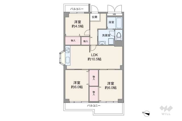 新伊丹住宅:間取り図面