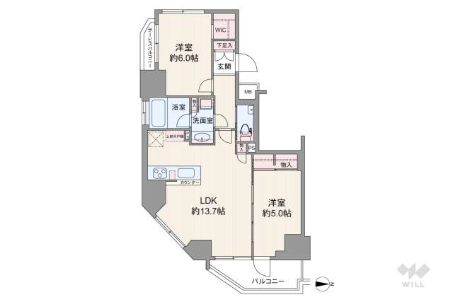 エステムプラザ赤羽アンダルシア:間取り図面