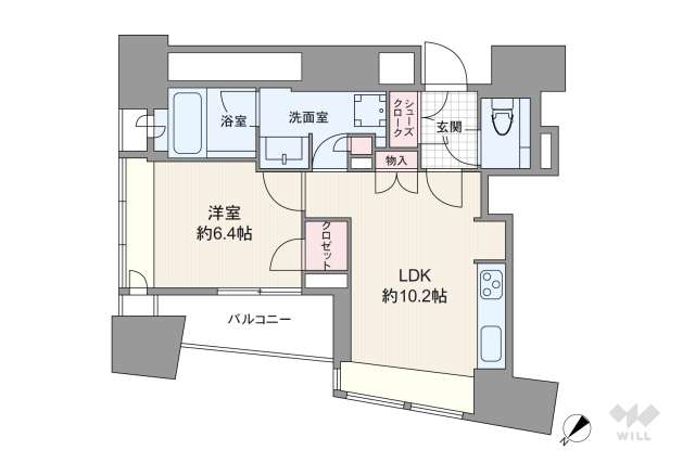 ザ・パークハウス三軒茶屋タワー:間取り図面