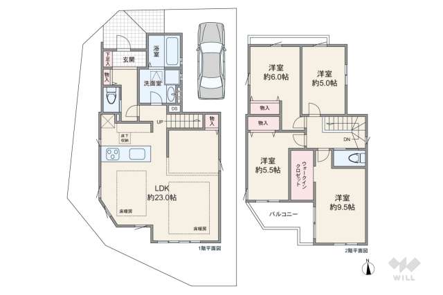伊丹市鈴原町4丁目 一戸建て:間取り図面