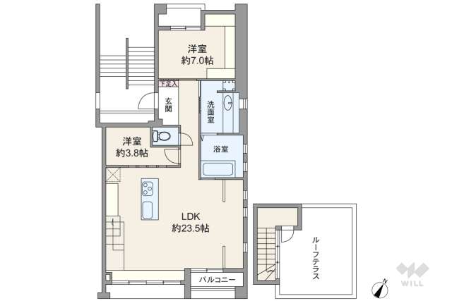 桜ハウス（世田谷区）:間取り図面