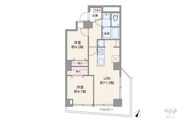 セザール大森本町:間取り図面