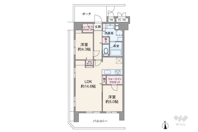 マイキャッスル大森町エクセレントステージ:間取り図面