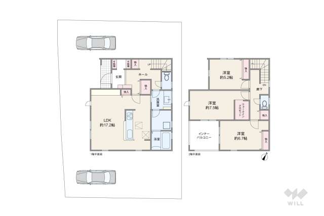 宝塚市山本野里1丁目 一戸建て:間取り図面