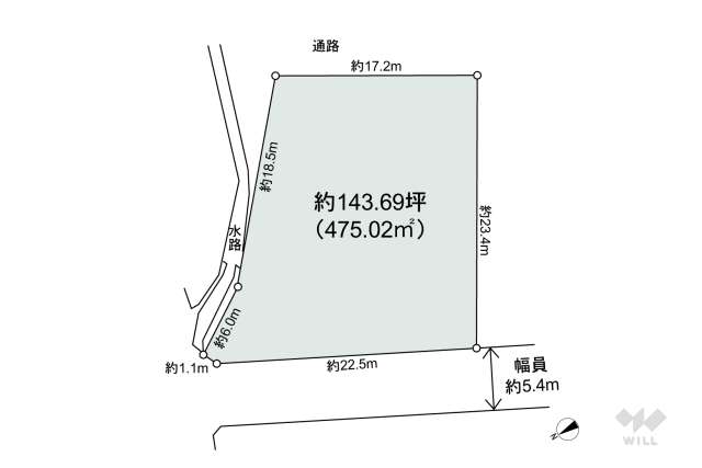 宝塚市仁川高丸2丁目 土地:間取り図面