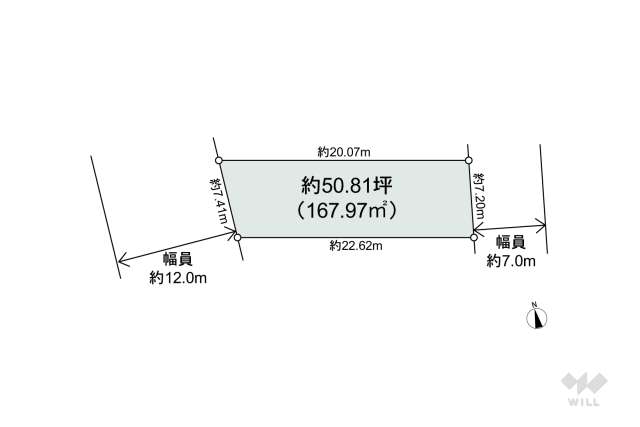 宝塚市逆瀬台5丁目 土地:間取り図面
