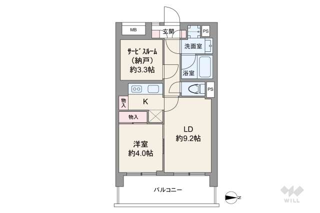 グレイスコート池尻大橋:間取り図面