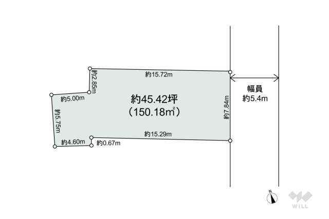 名古屋市千種区楠元町1丁目 土地:間取り図面
