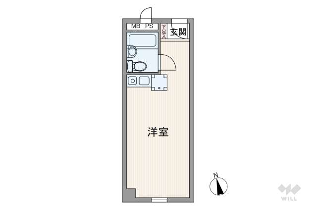 シャトレーイン東京笹塚:間取り図面