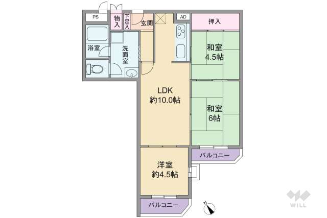 ストーク武庫之荘:間取り図面