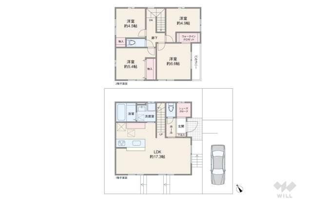 豊中市東豊中町3丁目 一戸建て:間取り図面
