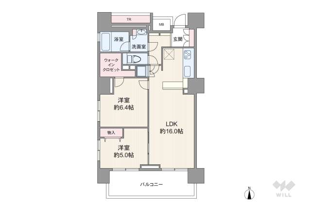 エクサージュ海岸:間取り図面
